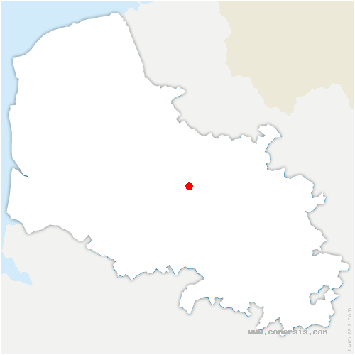 carte de localisation de Camblain-Châtelain