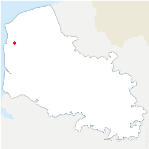 carte de localisation de la Capelle-lès-Boulogne