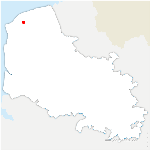 carte de localisation de Cappelle-la-Grande