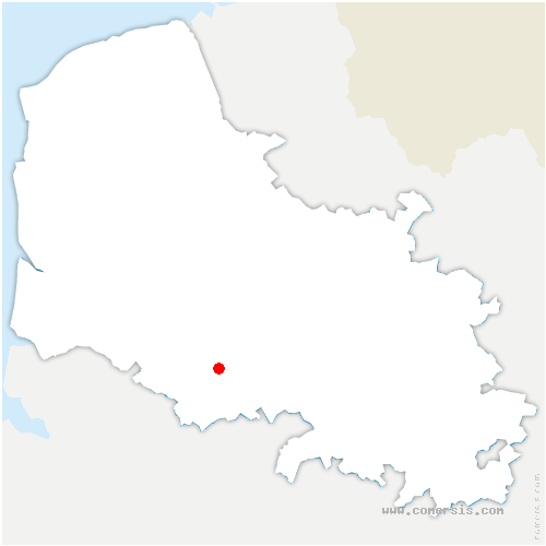 carte de localisation de Conchy-sur-Canche