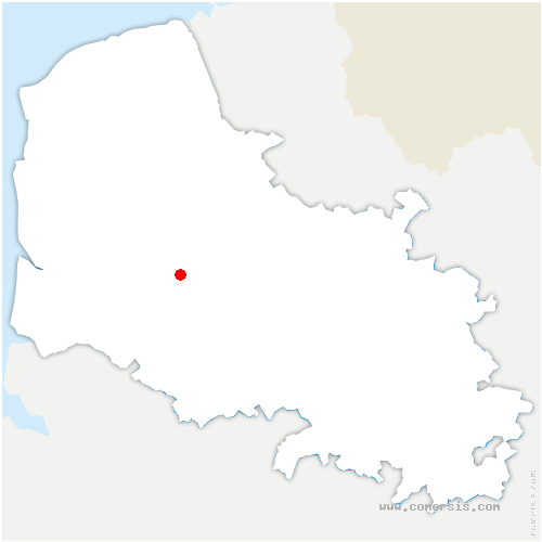 carte de localisation de Coupelle-Neuve