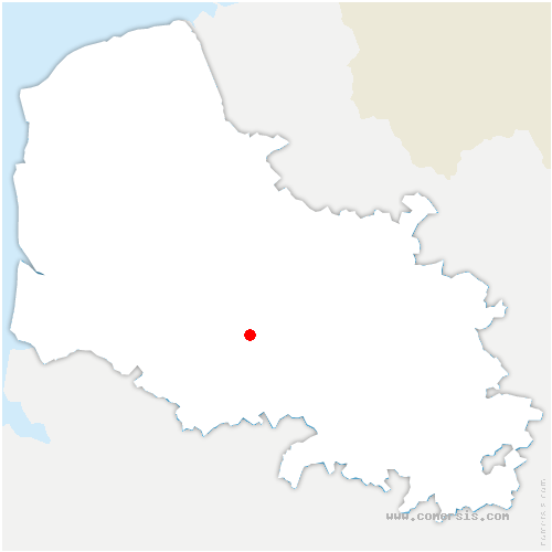 carte de localisation de Courchelettes