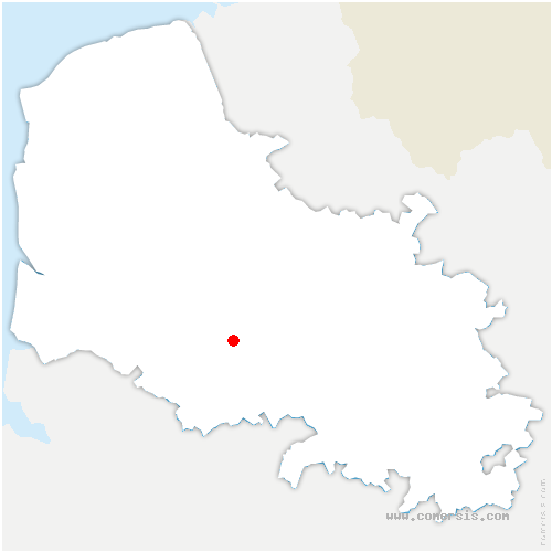 carte de localisation de Croix-en-Ternois