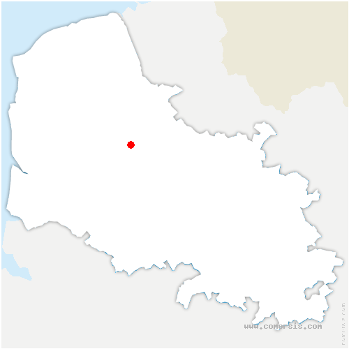 carte de localisation de Dennebrœucq