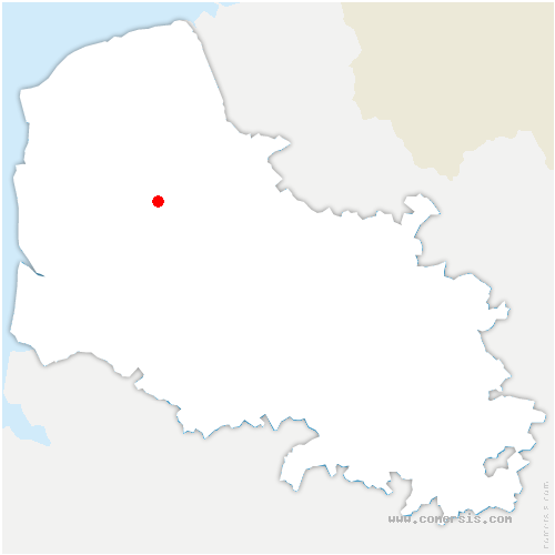 carte de localisation du Doulieu