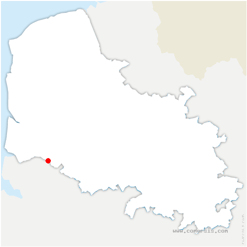 carte de localisation de Douriez