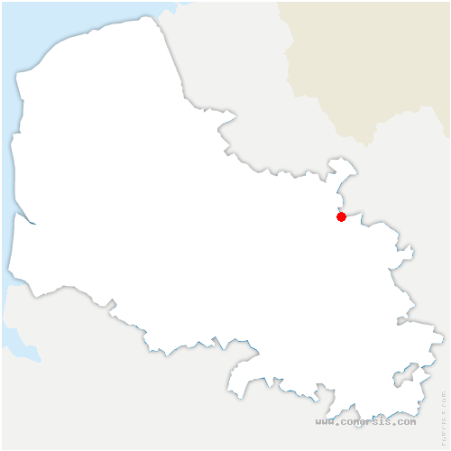 carte de localisation de Douvrin