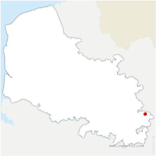 carte de localisation d'Écourt-Saint-Quentin
