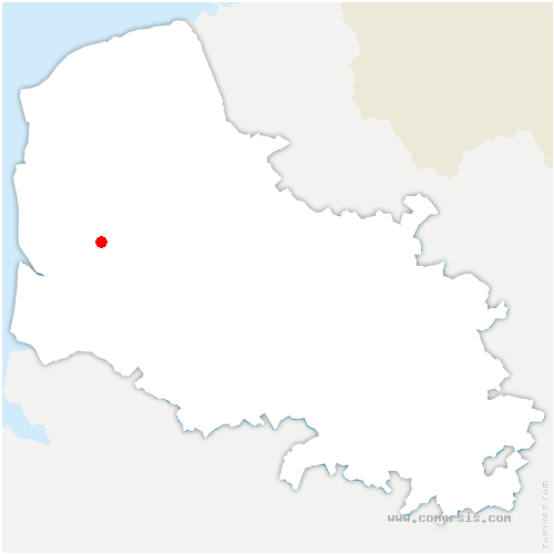 carte de localisation de Enquin-sur-Baillons