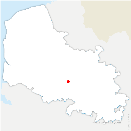 carte de localisation d'Erchin