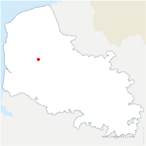 carte de localisation d'Ergny