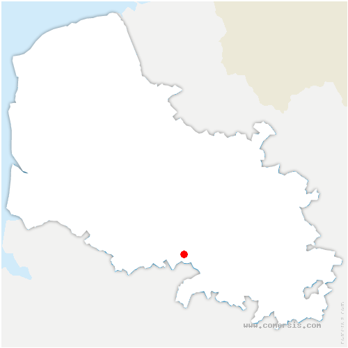 carte de localisation de Estrée-Wamin