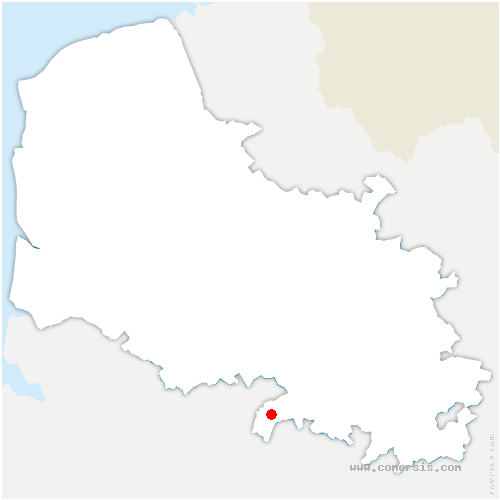 carte de localisation de Famechon