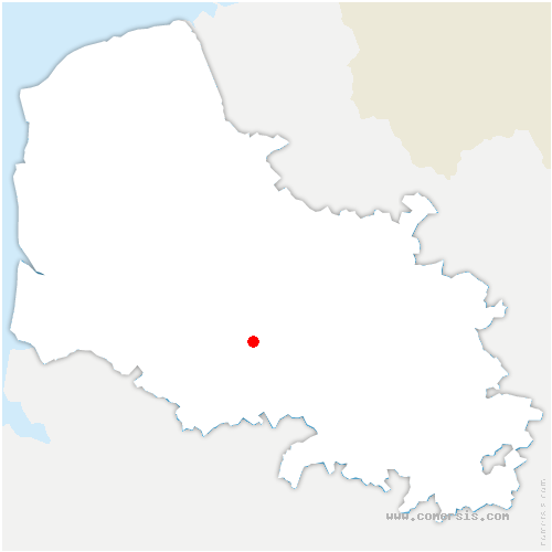 carte de localisation de Férin
