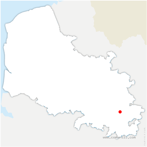carte de localisation de Fontaine-lès-Croisilles