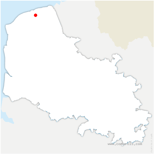 carte de localisation de Ghyvelde