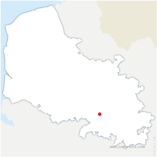 carte de localisation de Gouy-en-Artois