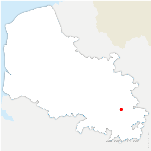 carte de localisation de Guémappe