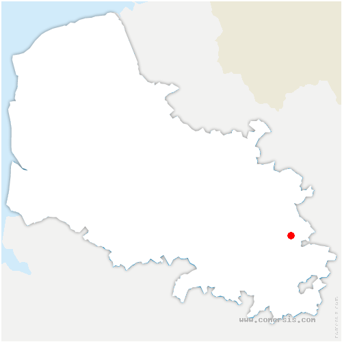 carte de localisation de Hamblain-les-Prés