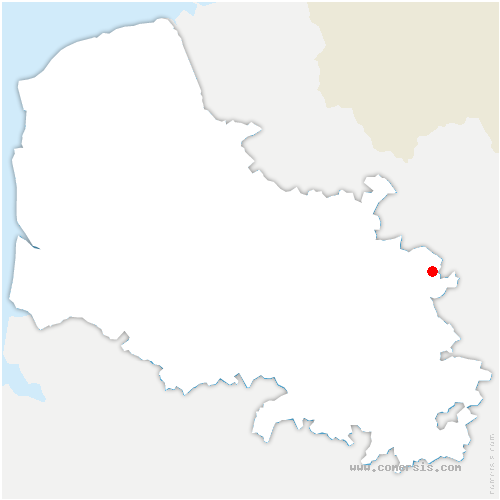 carte de localisation d'Hénin-Beaumont
