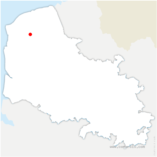 carte de localisation d'Hermelinghen