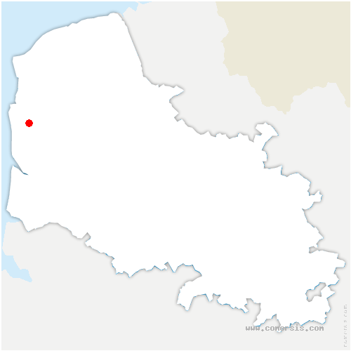 carte de localisation d'Hesdigneul-lès-Boulogne