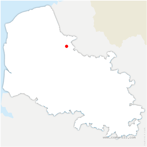 carte de localisation de Heuringhem