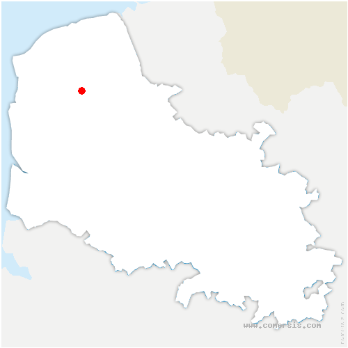 carte de localisation de Hocquinghen