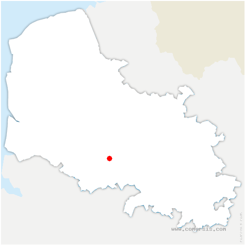 carte de localisation de Lécluse