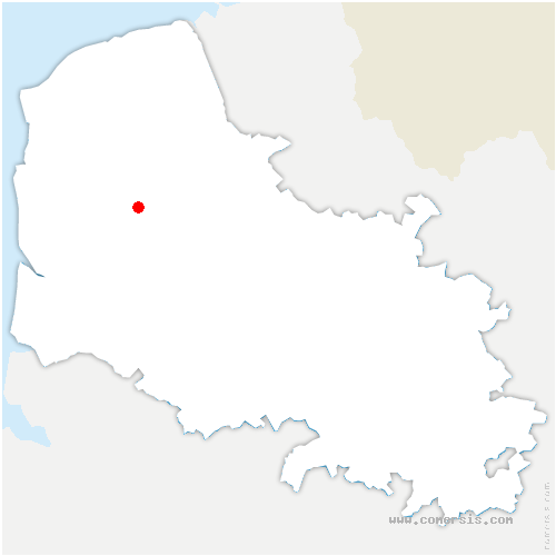 carte de localisation de Ledinghem