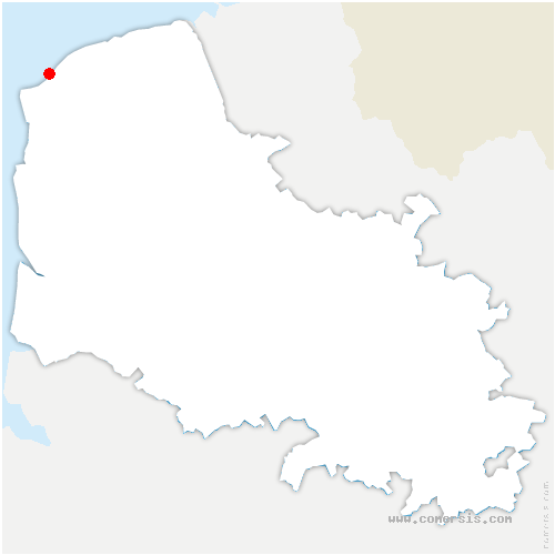 carte de localisation de Loon-Plage