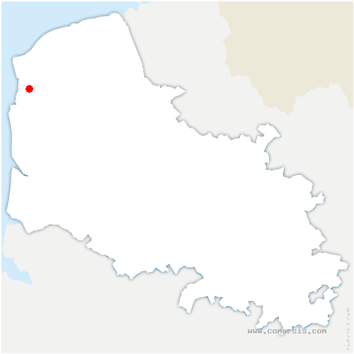 carte de localisation de Maninghen-Henne
