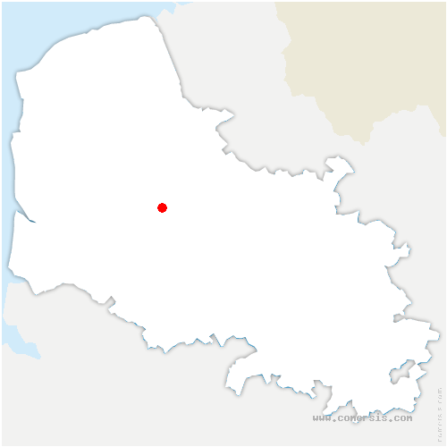 carte de localisation de Matringhem