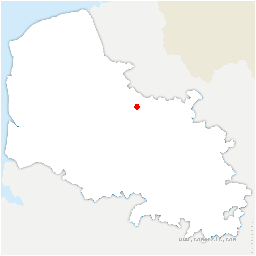 carte de localisation de Mazinghem