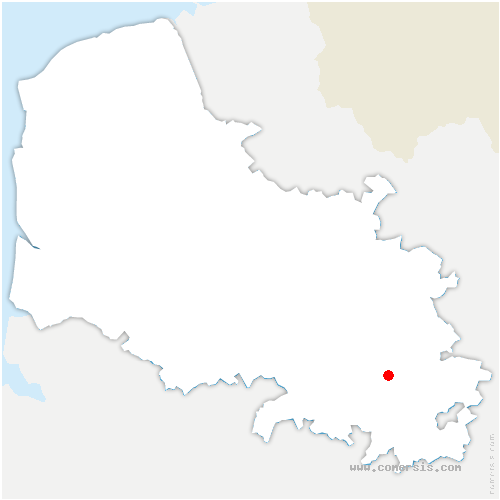 carte de localisation de Neuville-Vitasse