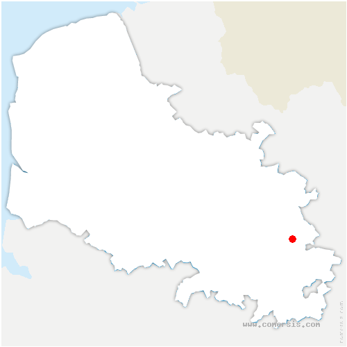 carte de localisation de Pelves