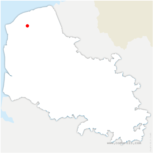 carte de localisation de Pihen-lès-Guînes