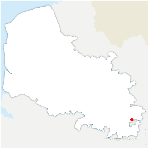 carte de localisation de Pronville