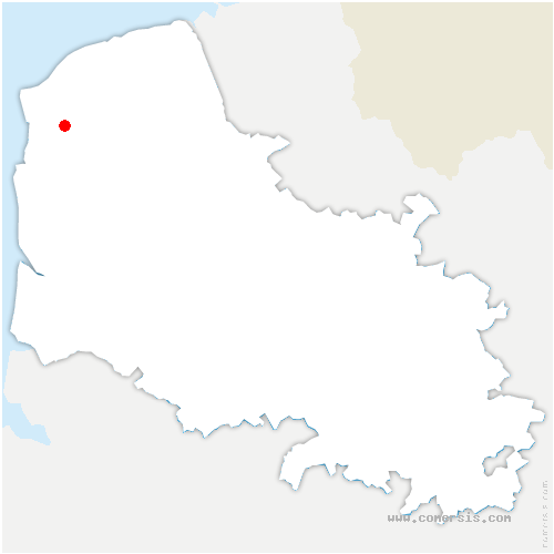 carte de localisation de Rinxent