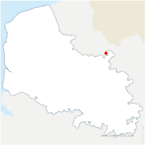 carte de localisation de Sailly-sur-la-Lys