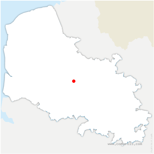 carte de localisation de Sains-lès-Pernes