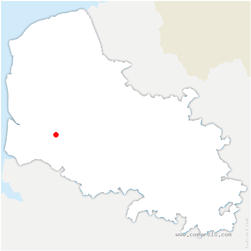 carte de localisation de Saint-Denœux