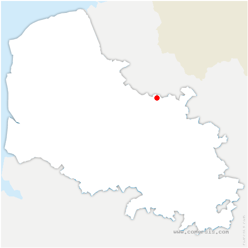 carte de localisation de Saint-Floris