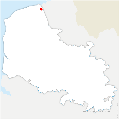 carte de localisation de Saint-Omer-Capelle