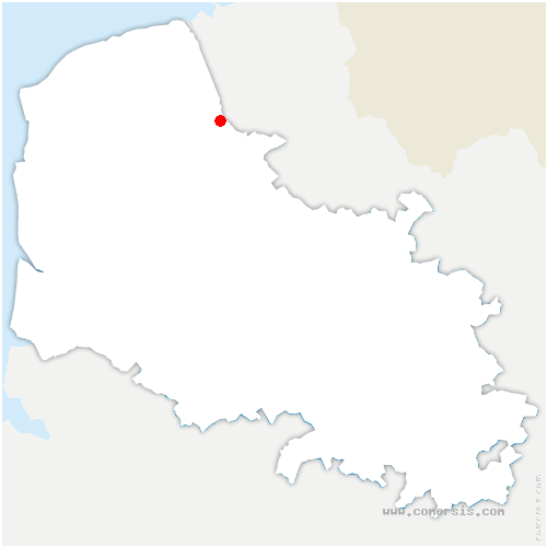 carte de localisation de Serques