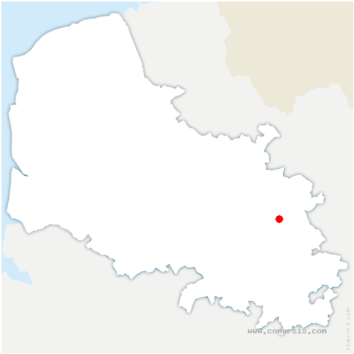 carte de localisation de Vimy