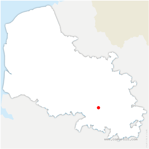 carte de localisation de Wanquetin