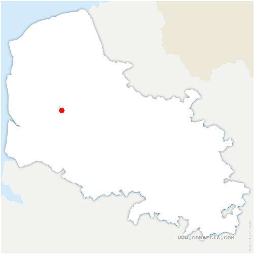 carte de localisation de Wicquinghem