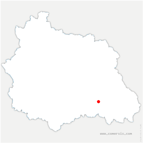 carte de localisation d'Abrest