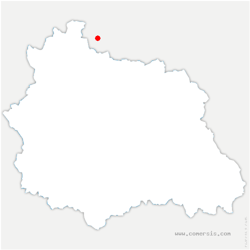carte de localisation d'Antignac